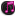 iTunes Pink S Icon 16x16 png